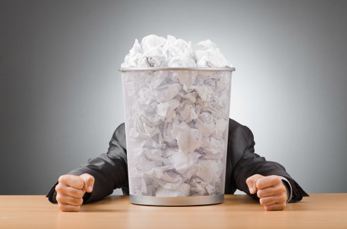 Recycling process in a Waltham Forest business